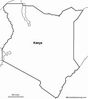 Image result for Kenya Map Outline