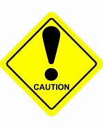 Image result for Caution Sticker