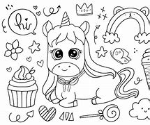 Image result for Unicorn Cup Coloring Page