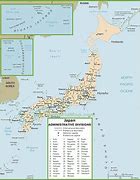 Image result for Political Boundaries of Japan On Map