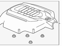 Image result for Engine Cover 2003 Acura MDX