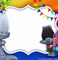 Image result for Birthday Format with Trolls
