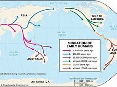 Image result for Early Human Migration to America's