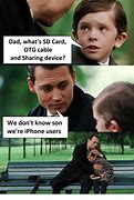 Image result for iPhone Sd Card Meme