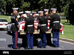 Image result for Marine Funeral Open Casket