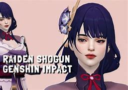 Image result for Sims 4 Genshin Impact CC