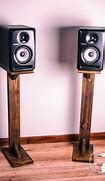 Image result for Wood Floor Standing Speakers