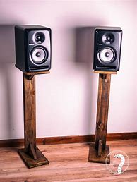 Image result for Wooden Speaker Stands
