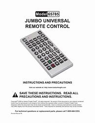 Image result for Jumbo Universal Remote Control Manual