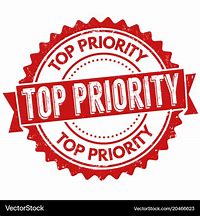 Image result for Top Priority Clip Art