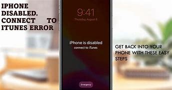 Image result for iPod Touch Disabled Connect to iTunes