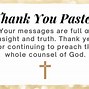 Image result for Pastor Appreciation Thank You Notes
