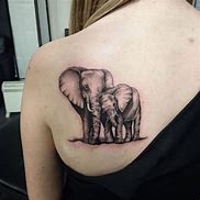 Image result for Mama and Baby Elephant Tattoo