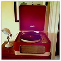 Image result for Old Record Player On Leather Box