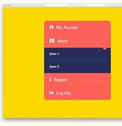 Image result for Accordion Menu Examples