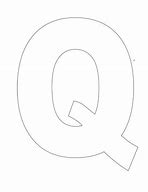 Image result for Letter Q Template
