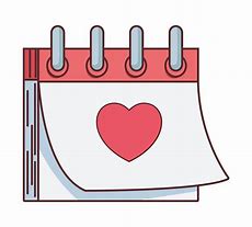Image result for Hanging Wall Calendar with Tags and Hearts