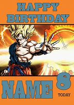 Image result for Dragon Ball Z Birthday Card