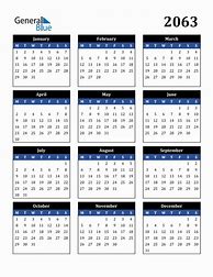 Image result for 2063 Calendar