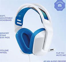 Image result for White Gaming Headphones with Green Cups