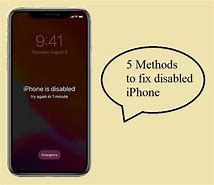 Image result for iPhone 5 Disabled