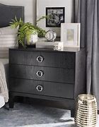 Image result for Black and Silver NightStand