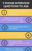 Image result for Phone Interview Questions to Ask