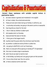 Image result for Punctuation Exercises