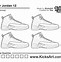 Image result for Jordan Retro 12 Coloring Page