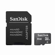 Image result for SanDisk 8GB SD Card