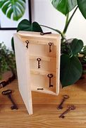 Image result for Maple Mallet Brown Wooden Key Box