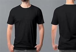 Image result for Black T-Shirt Mockup Front and Back Free