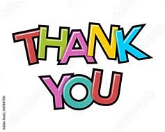 Image result for Colorful Thank You Clip Art