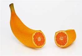 Image result for Banana with Orange Inside Photo