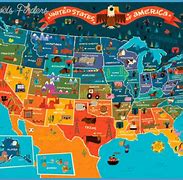 Image result for United States Tourist Attractions Map
