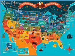 Image result for Us Attractions Map