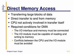 Image result for Direct Memory Access