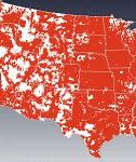 Image result for Verizon Coverage Map vs AT&T