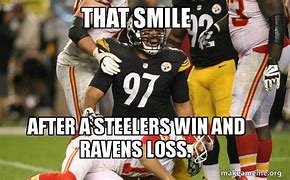 Image result for Ravens Beat Steelers Meme