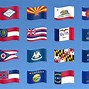Image result for Us State Flag Stickers