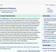 Image result for Wikipedia Homepage English