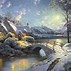 Image result for Thomas Kinkade Autumn On Mackinac Island