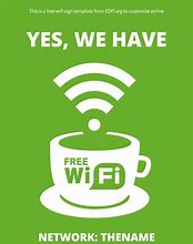 Image result for Guest Wi-Fi Sign