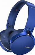 Image result for Bluetooth Over the Head Headphones Blue