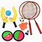 Image result for Badminton Cartoon