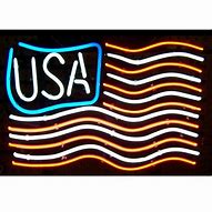 Image result for Neon Flag Sign