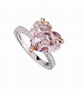 Image result for Heart Shaped Pink Ring in Rose Gold