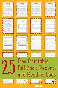Image result for Fall Reading List Template