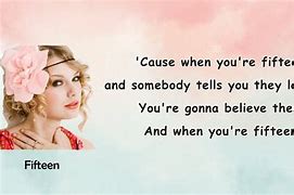 Image result for Taylor Swift Feeften Lyrics