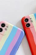 Image result for iPhone 12 Blue Case Rainbow
